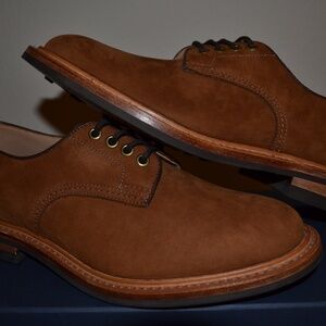 Tricker's London Mens Whisky Hydro Nubuck Tramping Derby Shoes 8 UK 9 US